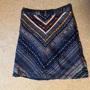Stitched Anthropologie skirt. Worn twice. No snags. Excellent condition.